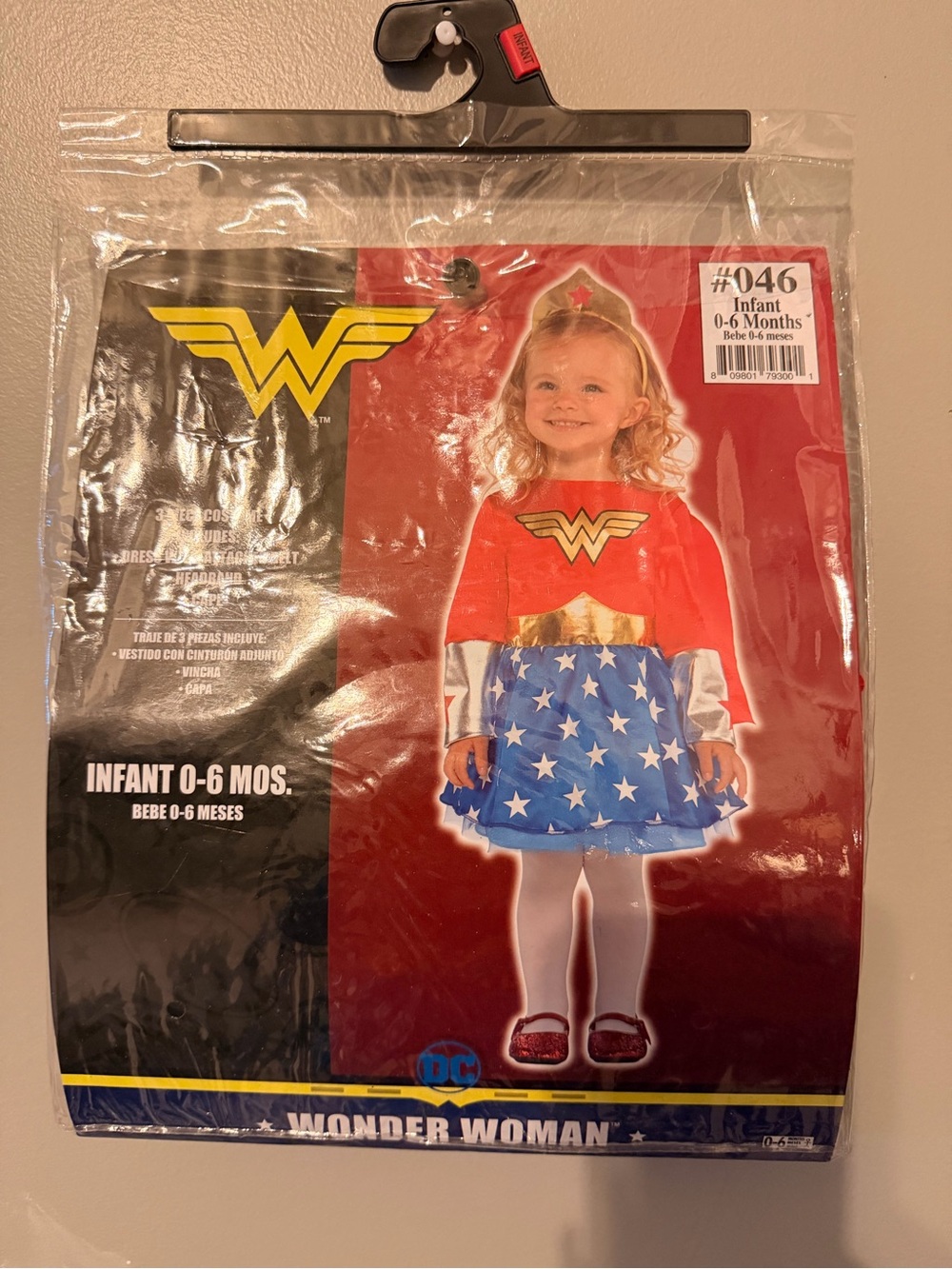 Infant Toddler Costume - Red, Blue & Gold